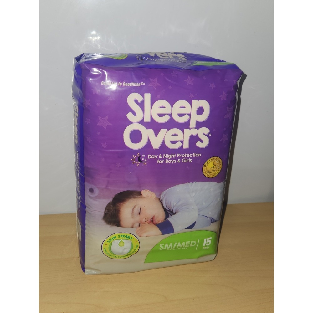 Cuties Sleep Overs Youth Underwear Small‎ / Medium 38 to 65 lbs. NEW  15 Ct